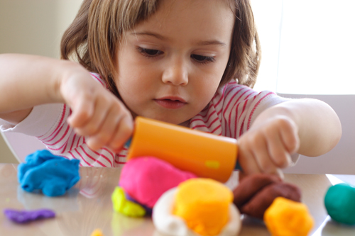 Candy Free Halloween Play Dough